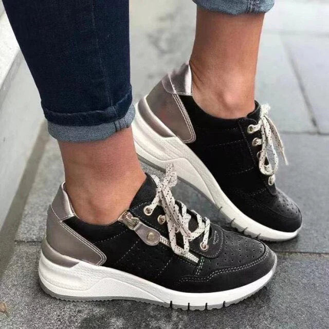 Nyah – Zapatillas ortopédicas con tacón de cuña