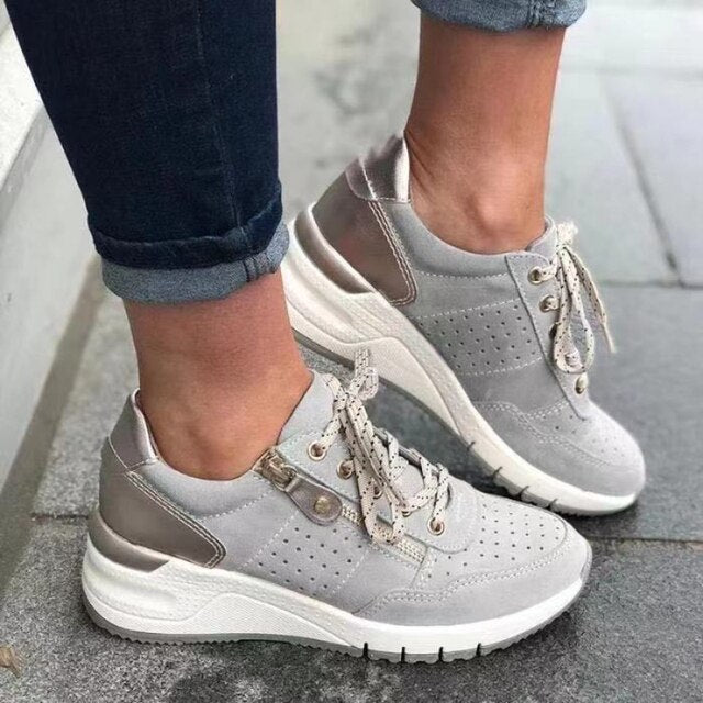 Nyah – Zapatillas ortopédicas con tacón de cuña