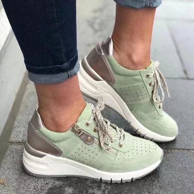 Nyah – Zapatillas ortopédicas con tacón de cuña