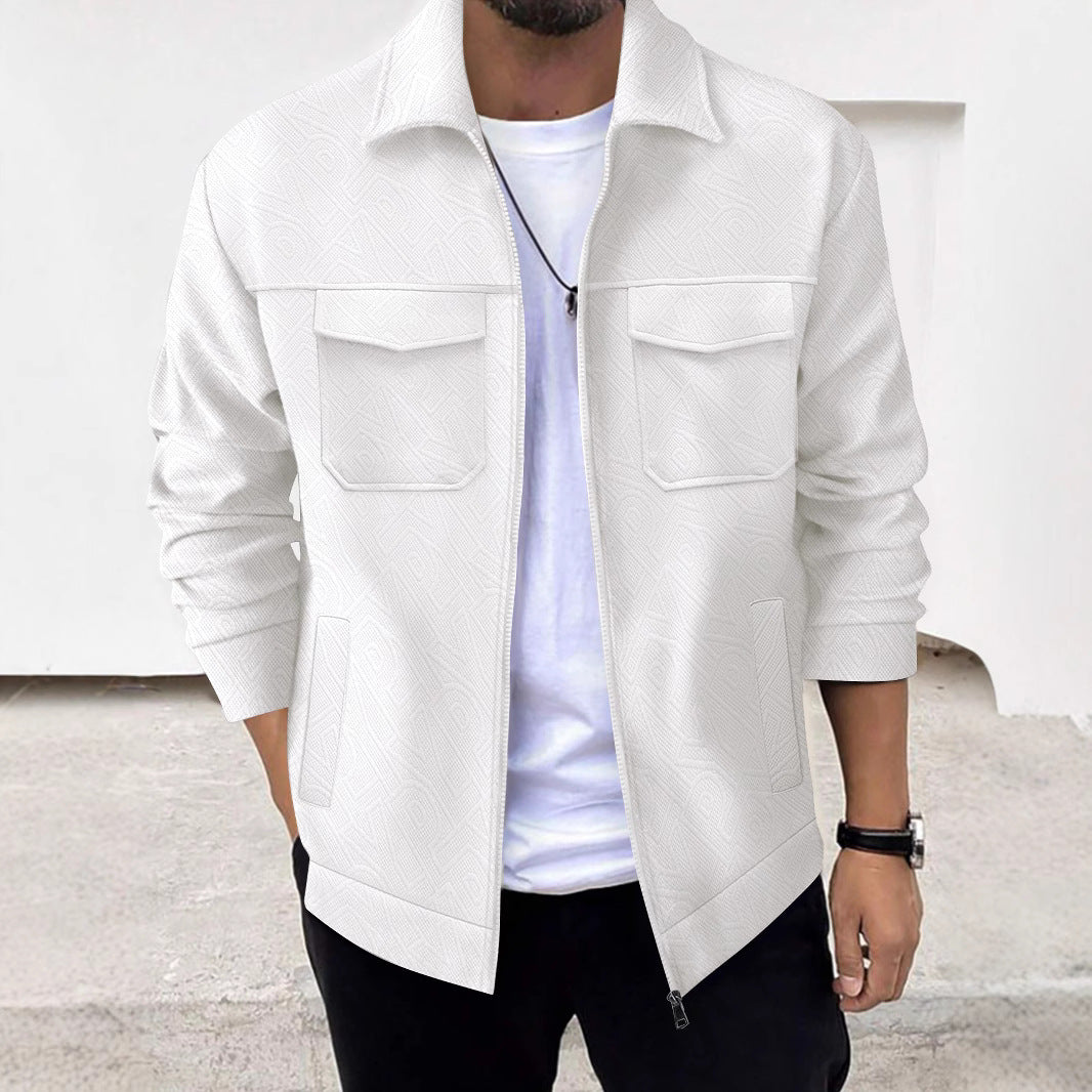 Dirk - Chaqueta cargo estilosa con cremallera para hombre