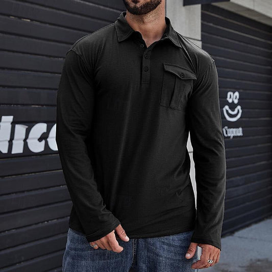 Bronson - Polo de manga larga casual y elegante