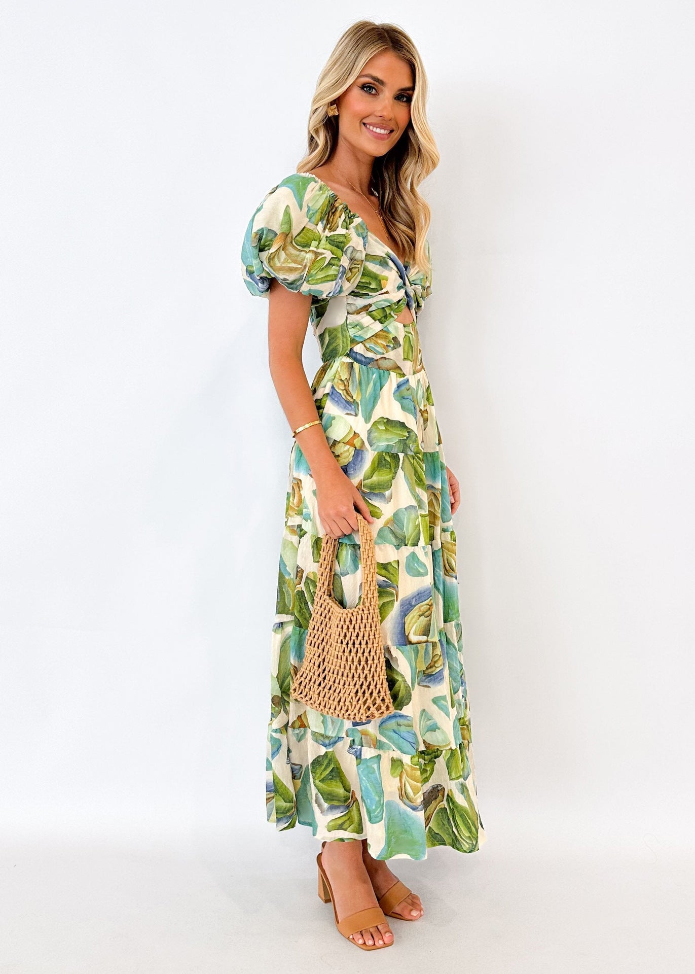 Valentina - Vestido con Mangas Abullonadas