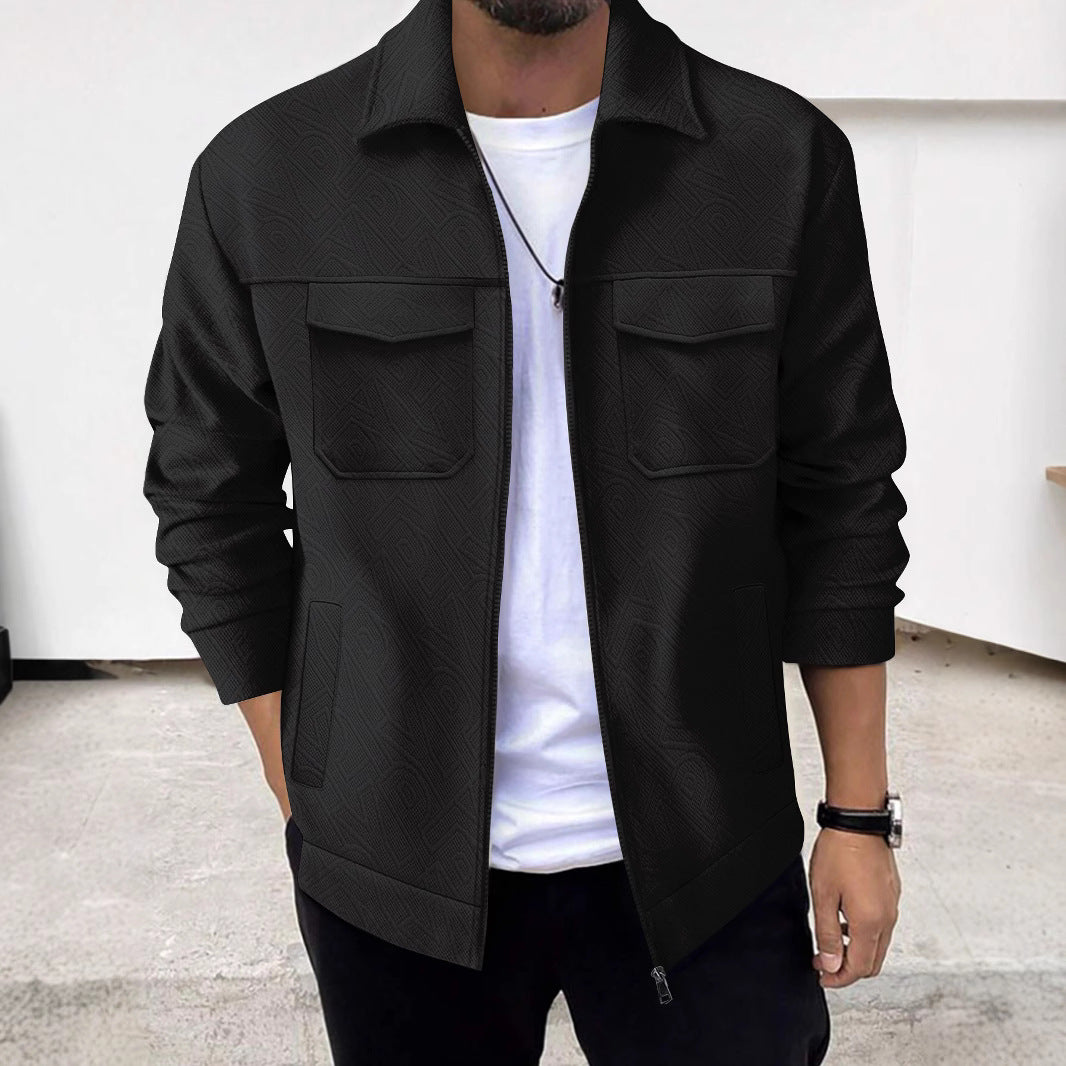 Dirk - Chaqueta cargo estilosa con cremallera para hombre