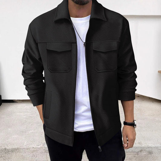 Dirk - Chaqueta cargo estilosa con cremallera para hombre