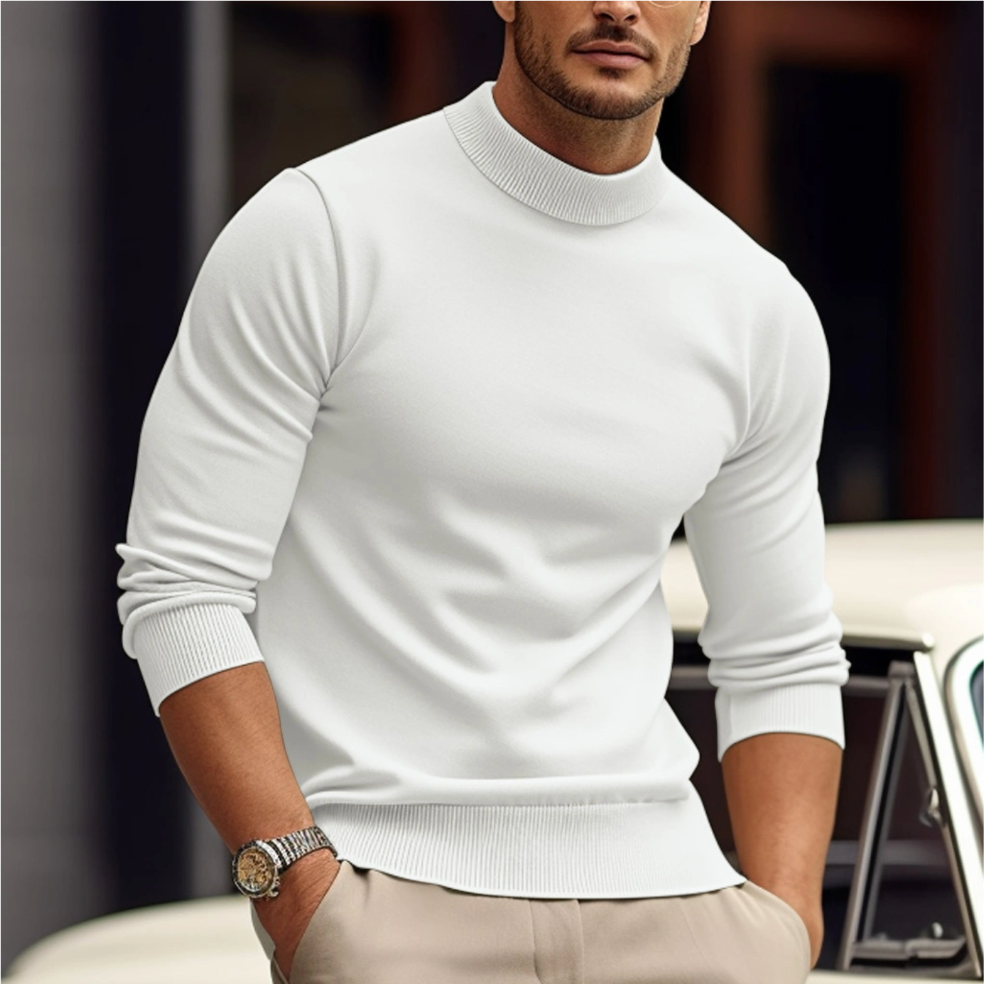 Kristian - Jersey casual entallado