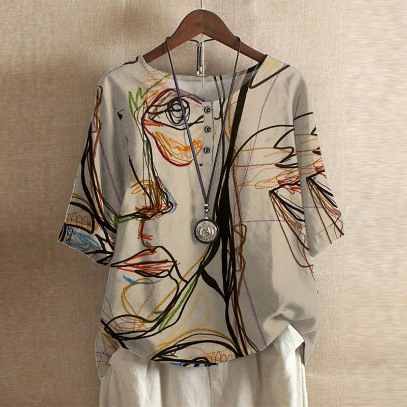 Sole - Top de encaje floral vintage