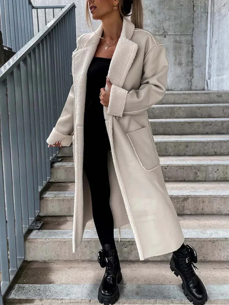 Antonia - chaqueta de cuero de invierno