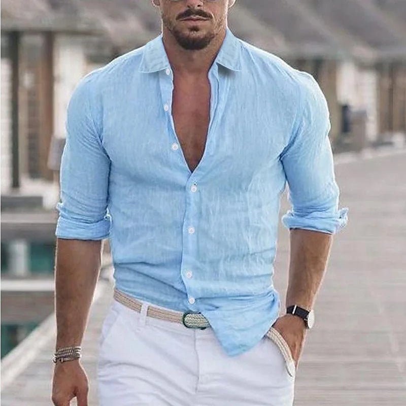 Dexter - Polo casual de manga larga