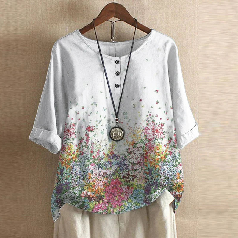 Sole - Top de encaje floral vintage