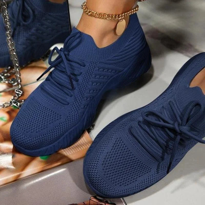 Adelia - Zapatillas ortopédicas de malla para mujer