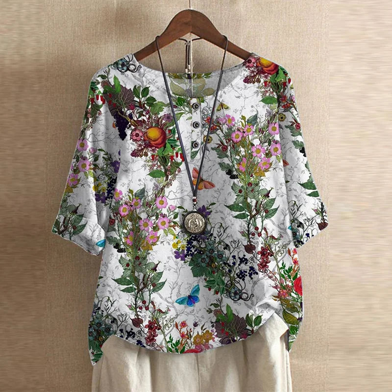 Sole - Top de encaje floral vintage