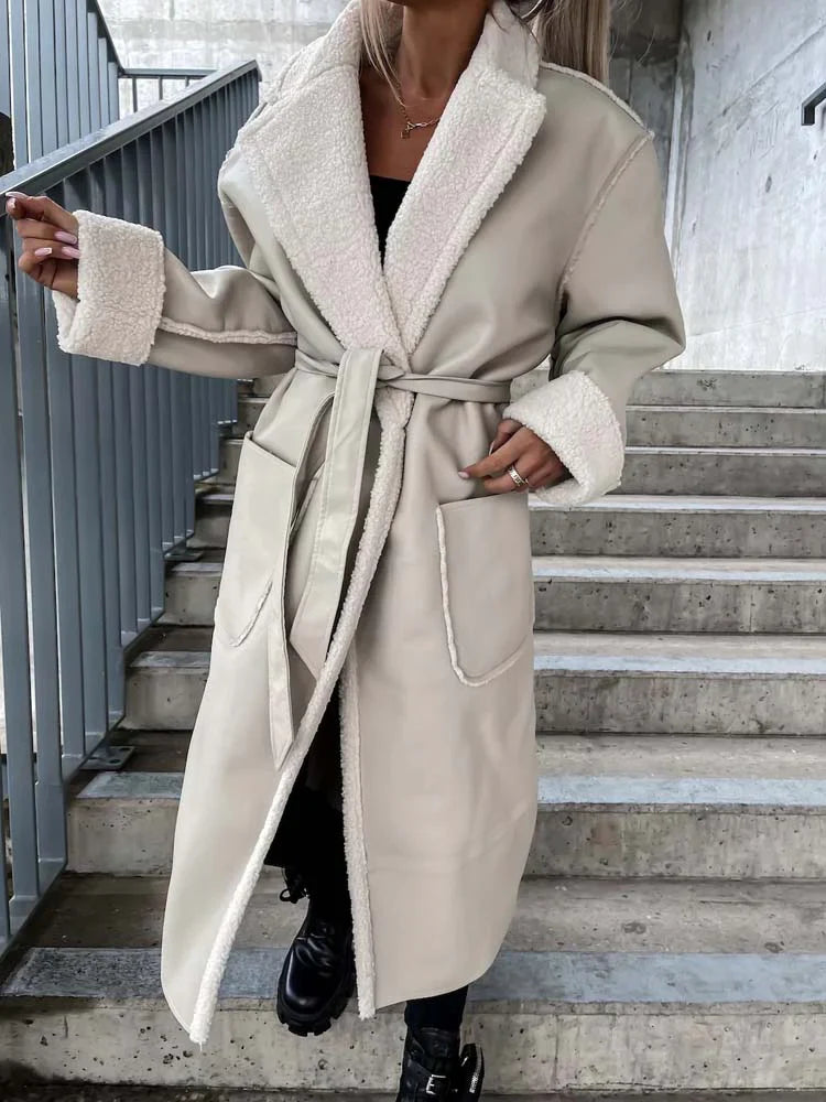 Antonia - chaqueta de cuero de invierno