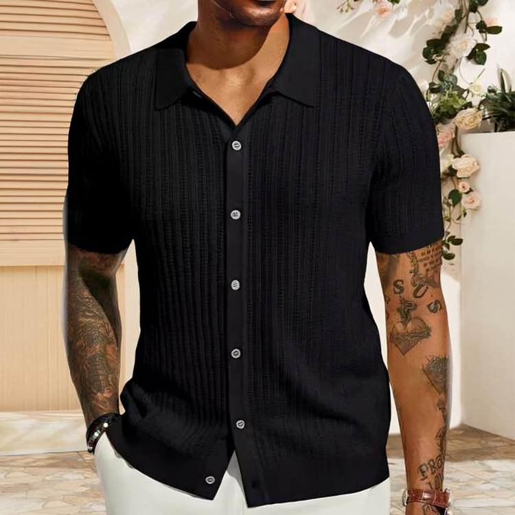 Fernan - Elegante polo de punto con botones