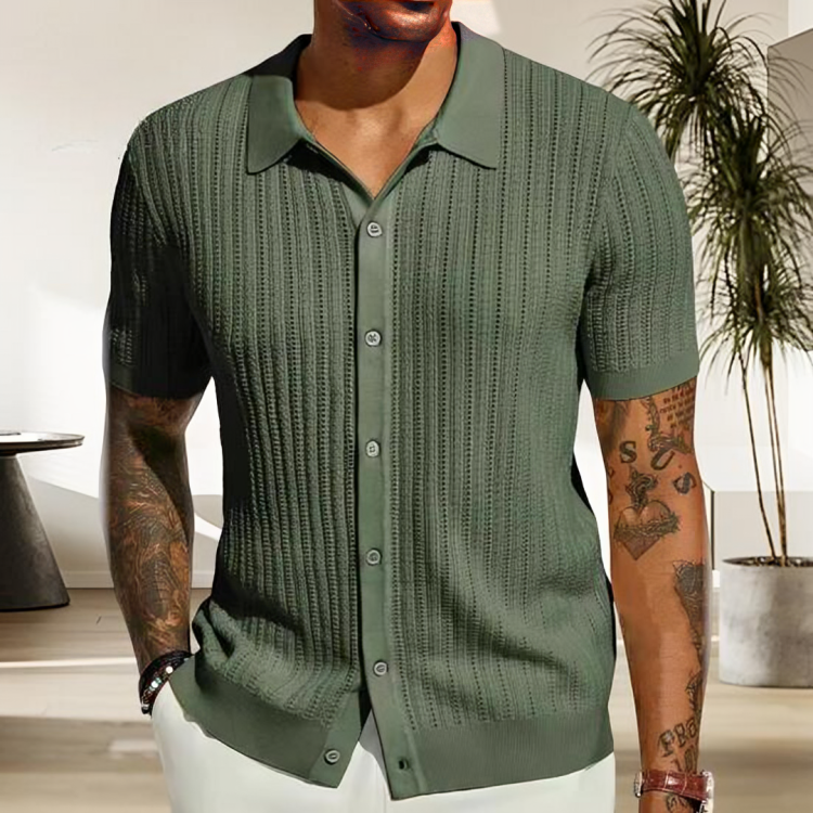 Fernan - Elegante polo de punto con botones