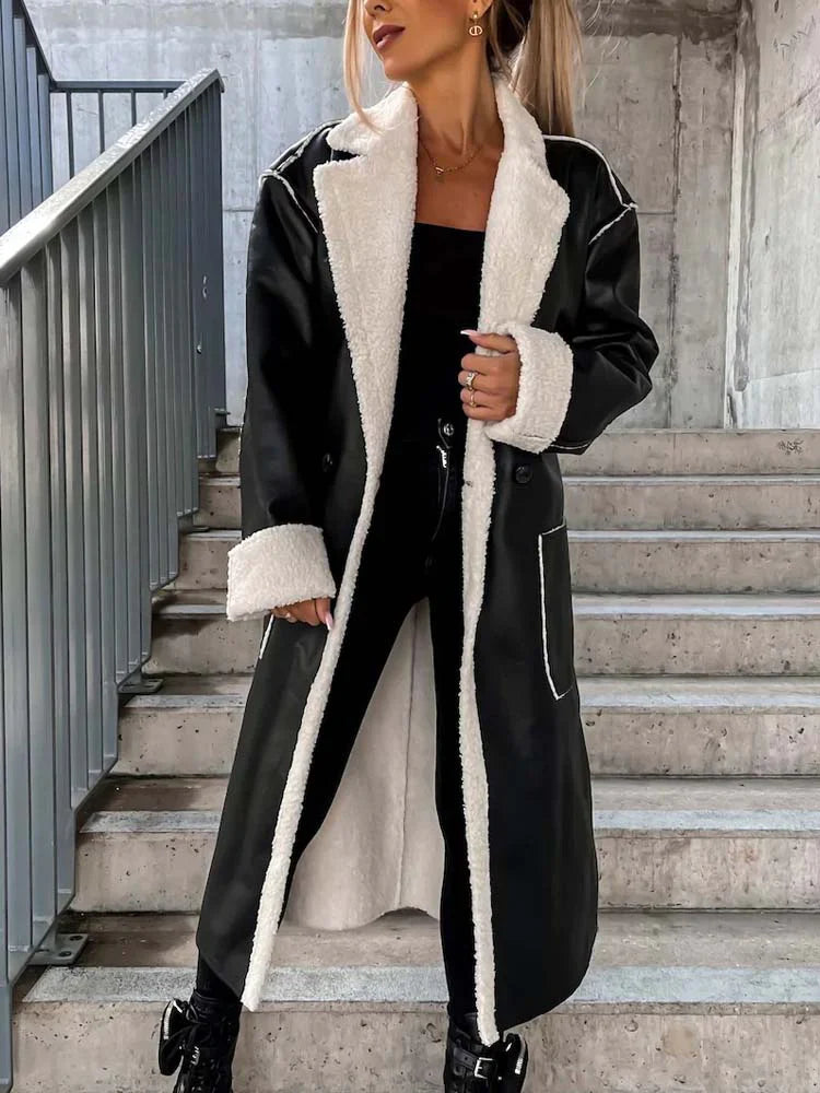 Antonia - chaqueta de cuero de invierno