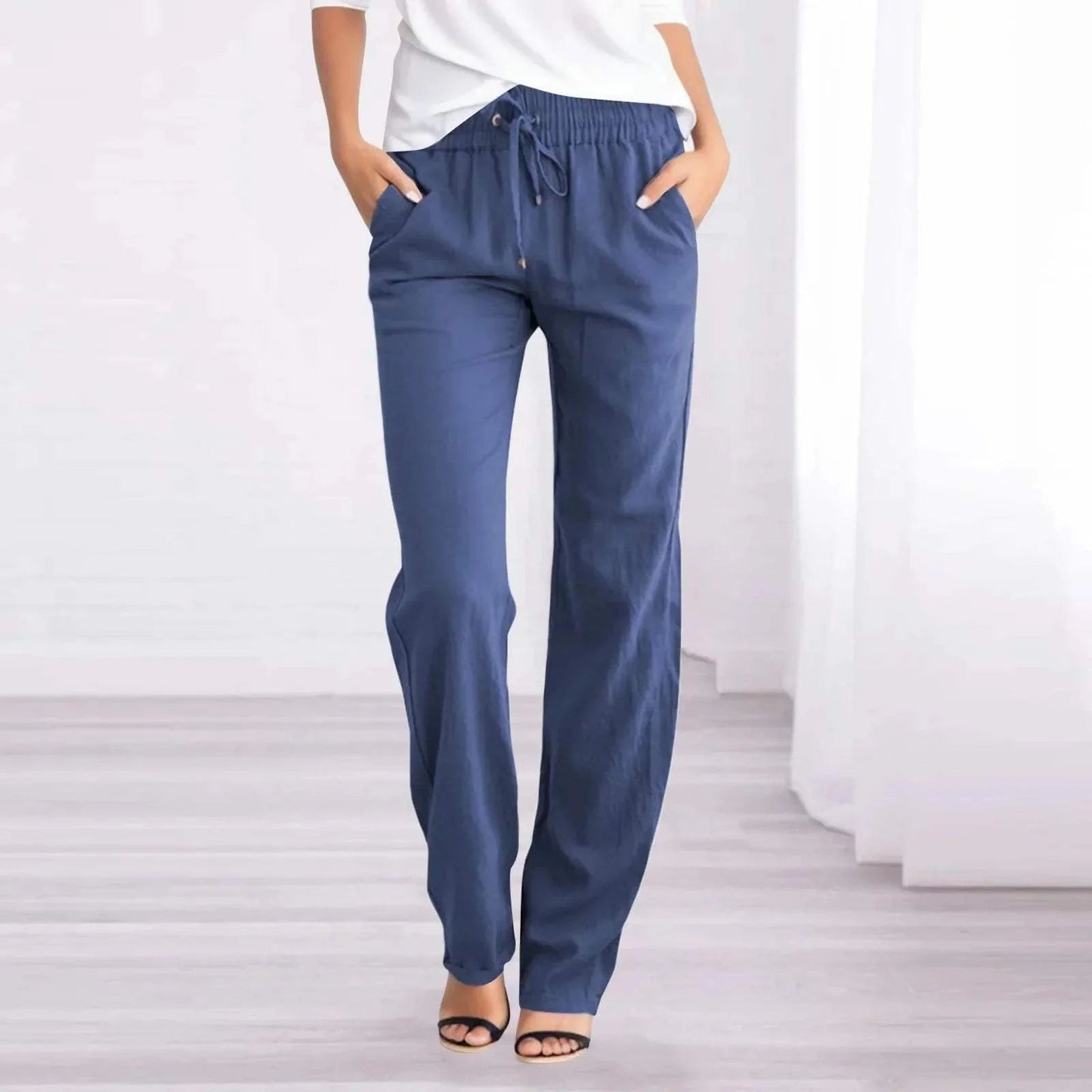 Caprice - Pantalón recto transpirable informal