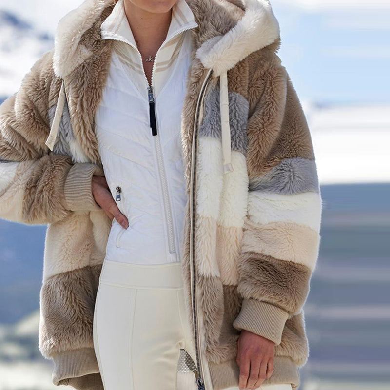 Azalea - Chaqueta polar con capucha