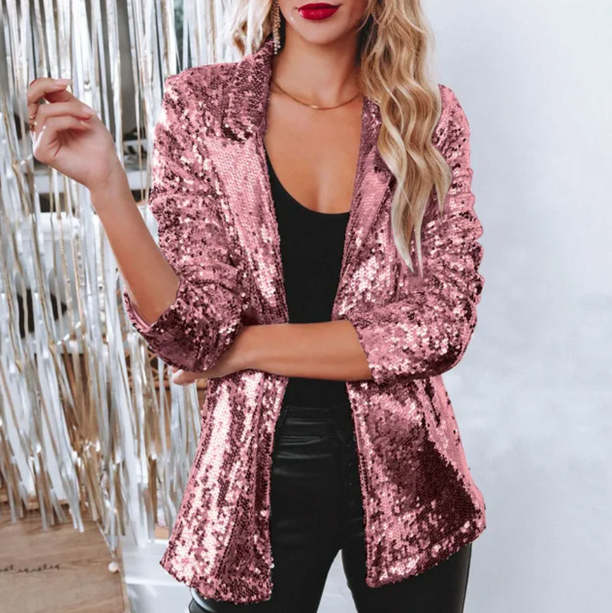 Florina - Elegante blazer de lentejuelas
