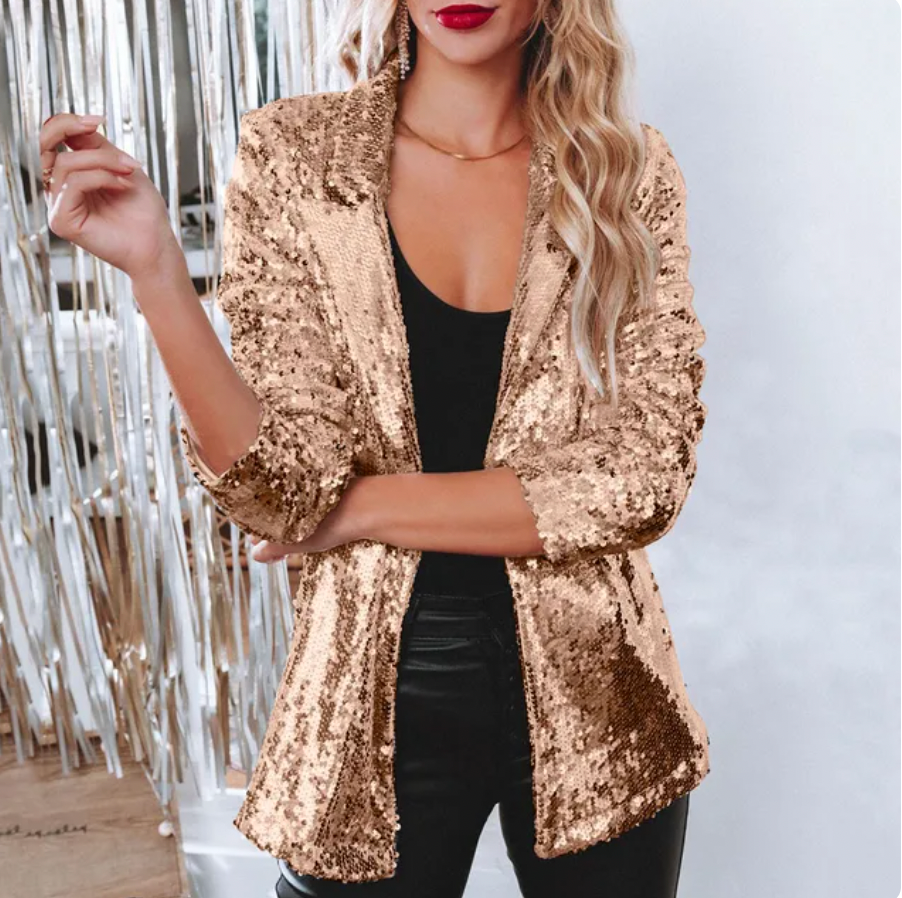 Florina - Elegante blazer de lentejuelas