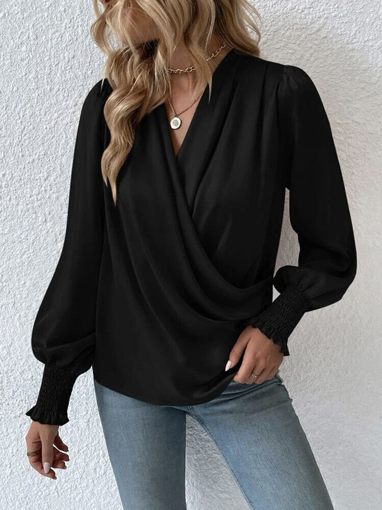Shireen - Top Elegante con escote en V