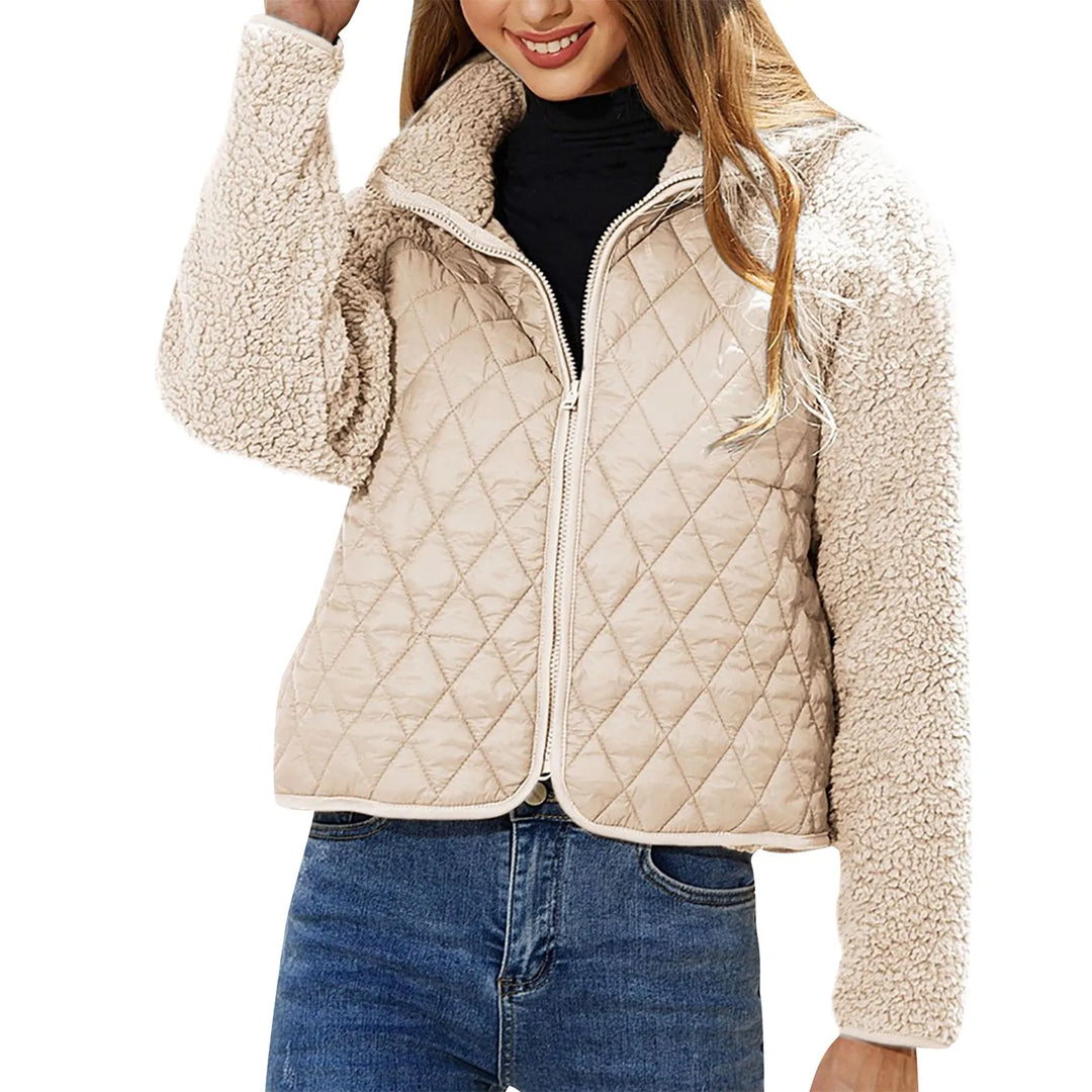 Noemie - Chaqueta bomber cálida y moderna con cremallera