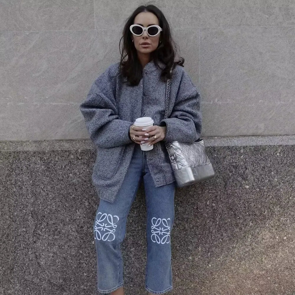 Chaqueta bomber oversize