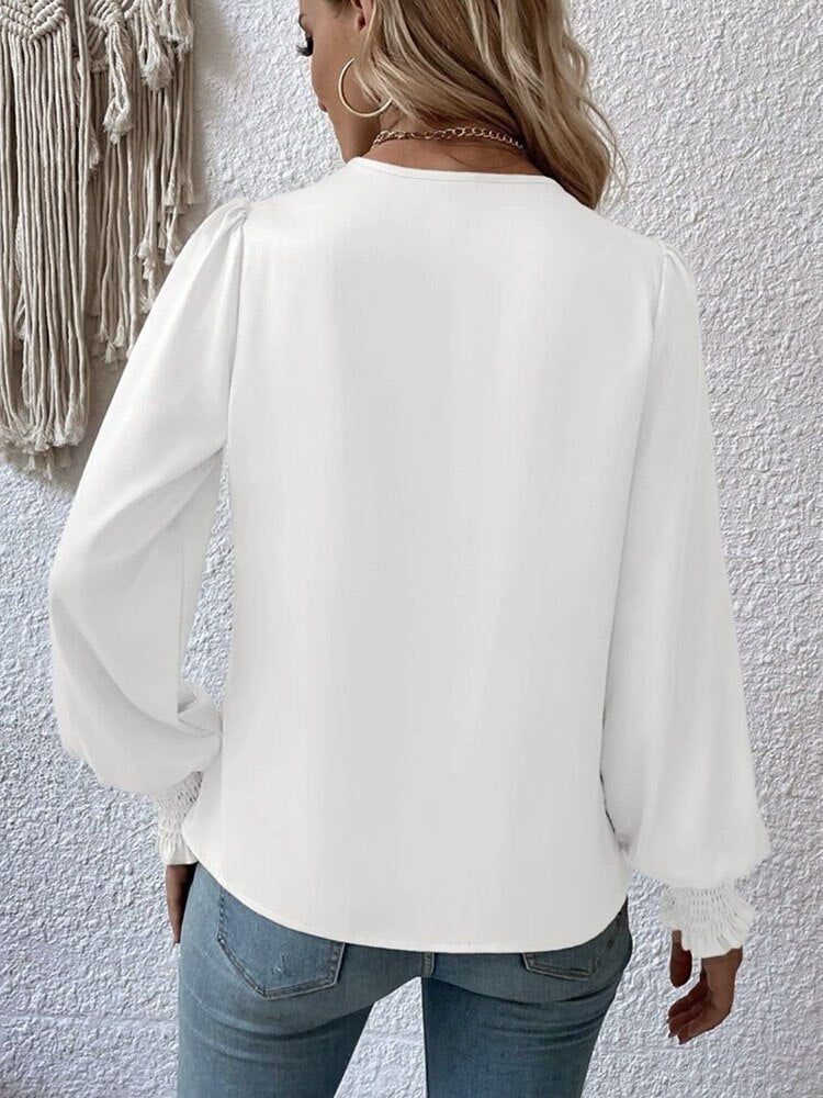Shireen - Top Elegante con escote en V