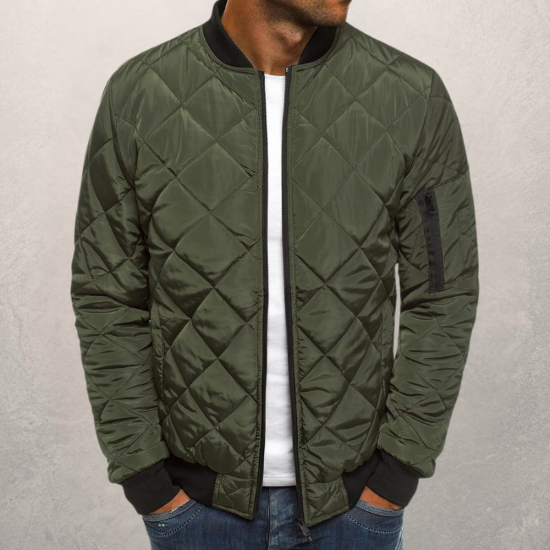 Emilio - Bomber acolchada casual para hombre