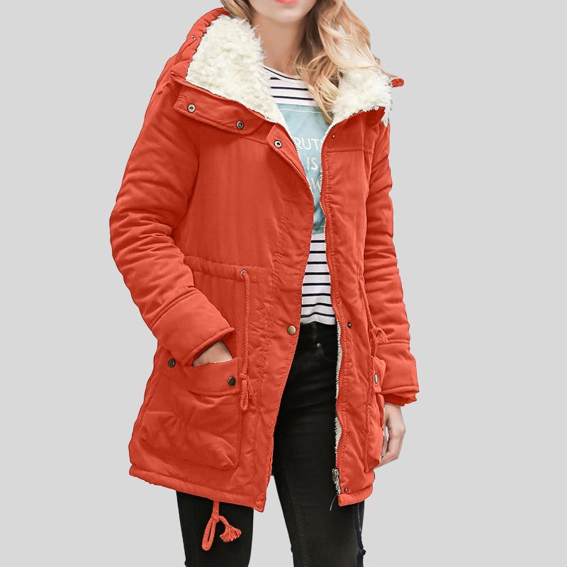 Iliana - Abrigo tipo parka con forro muy cómodo