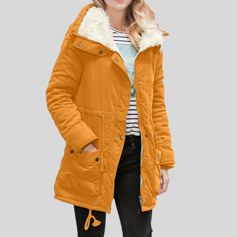 Iliana - Abrigo tipo parka con forro muy cómodo