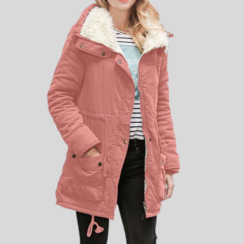 Iliana - Abrigo tipo parka con forro muy cómodo