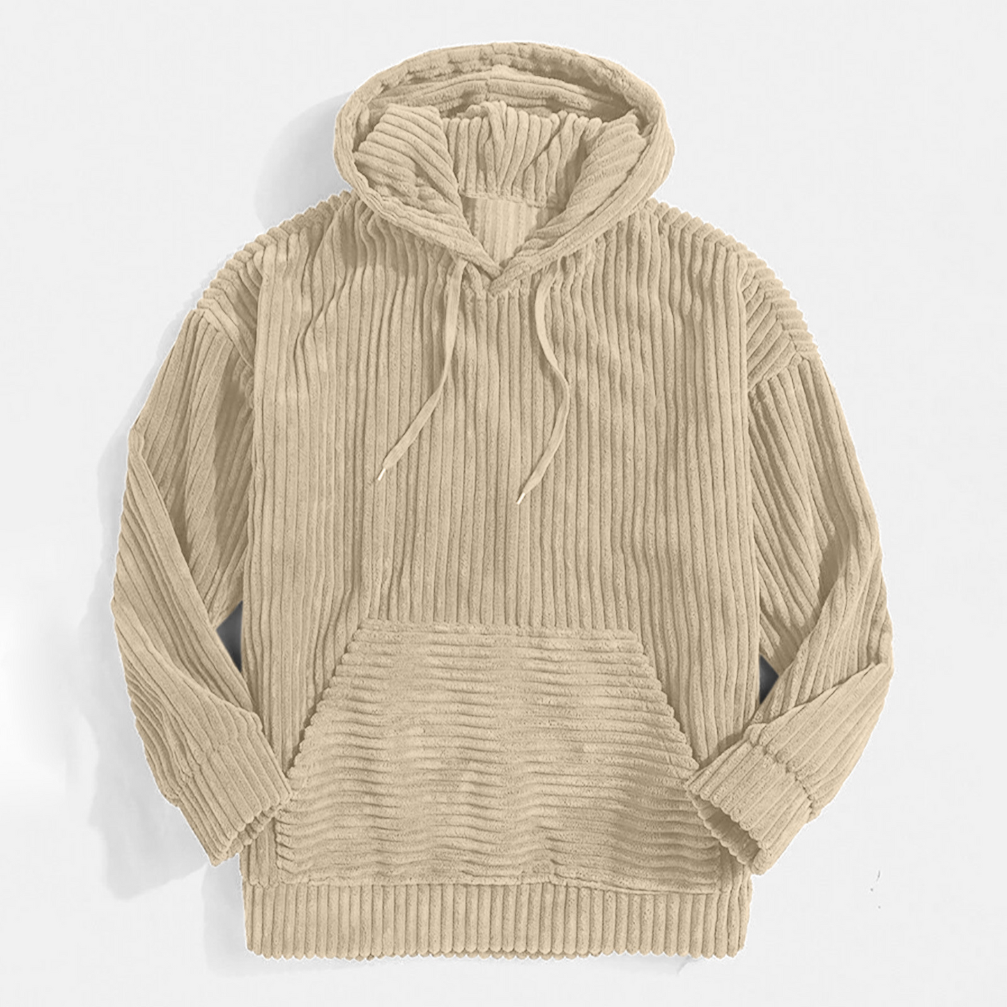 Von - Sudadera vintage de pana con capucha