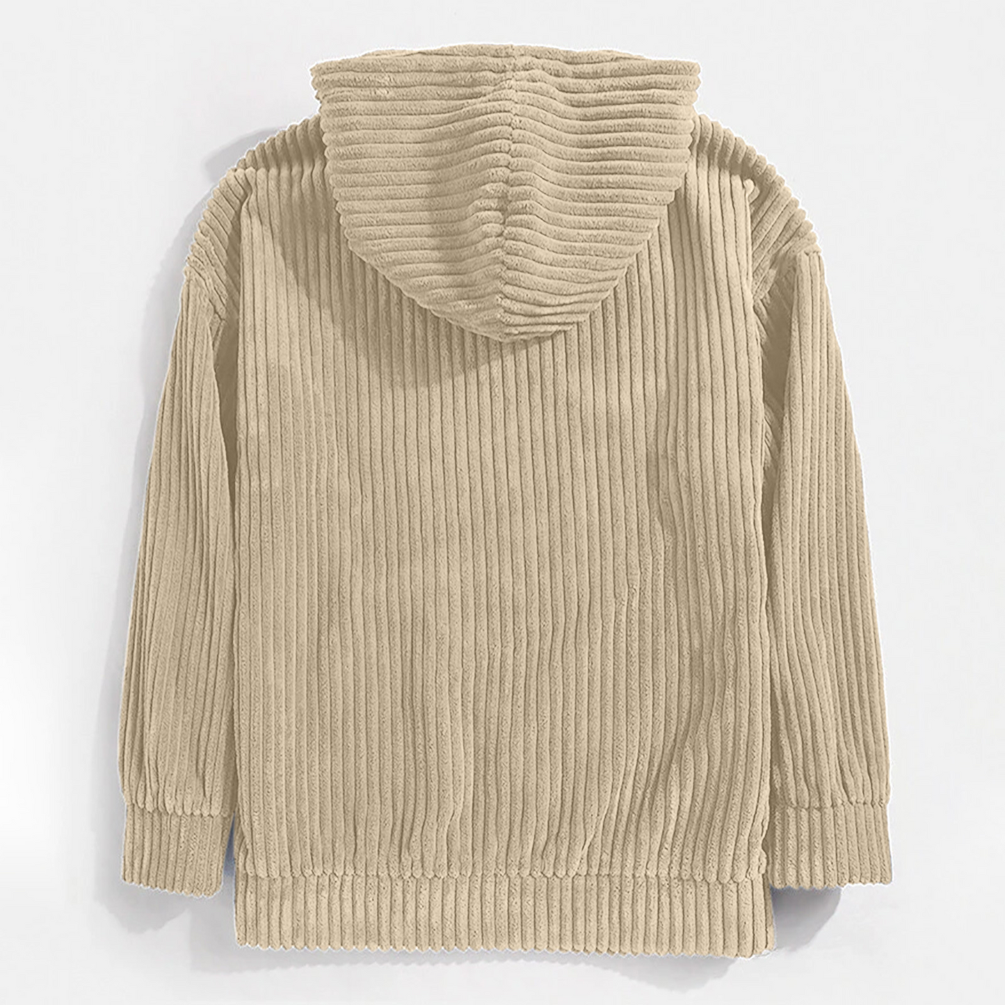 Von - Sudadera vintage de pana con capucha