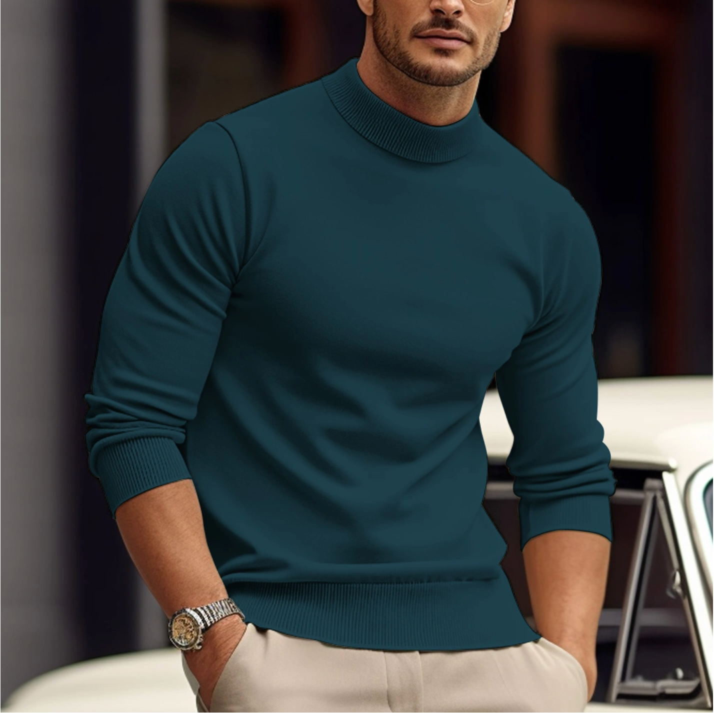 Kristian - Jersey casual entallado