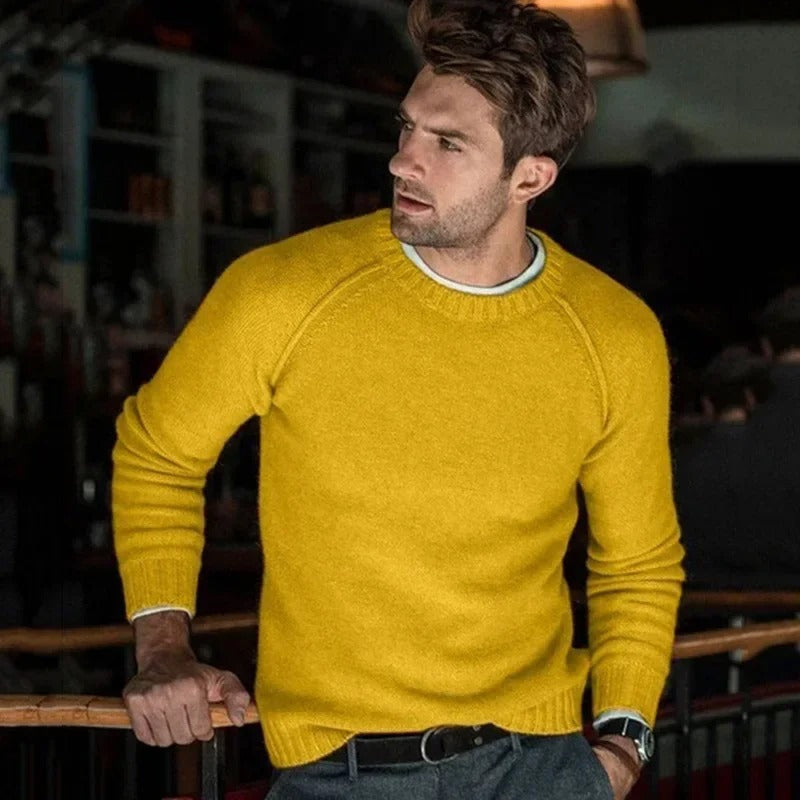 Charlie - Jersey casual de cuello redondo