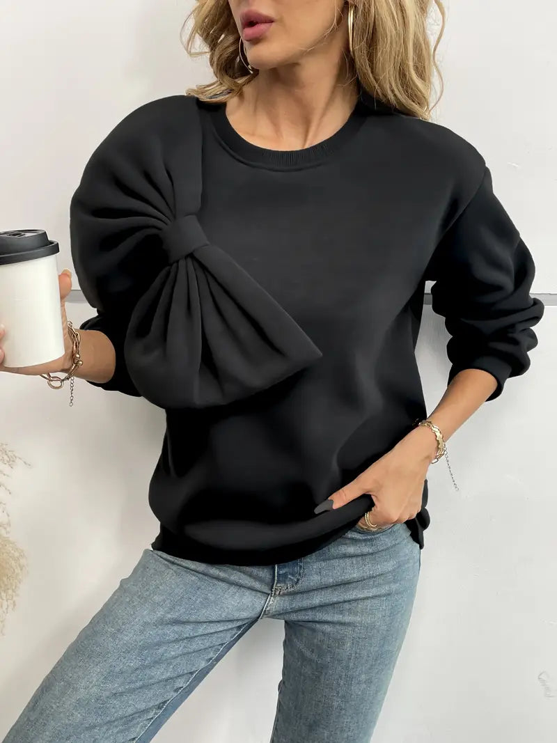 Ludvig – Jersey oversize de algodón con lazo