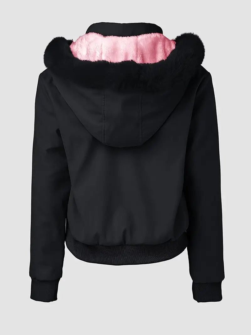 Barbara – Chaqueta corta confeccionada en forro polar de algodón