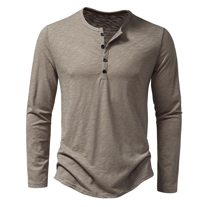 Gavino - Sudadera casual de manga larga para hombre