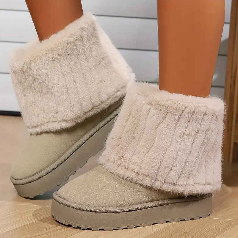 Elizabeth – Botas de altura media con punta redonda