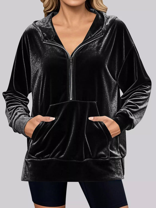 Adaline - Elegante chaqueta informal y cálida con media cremallera