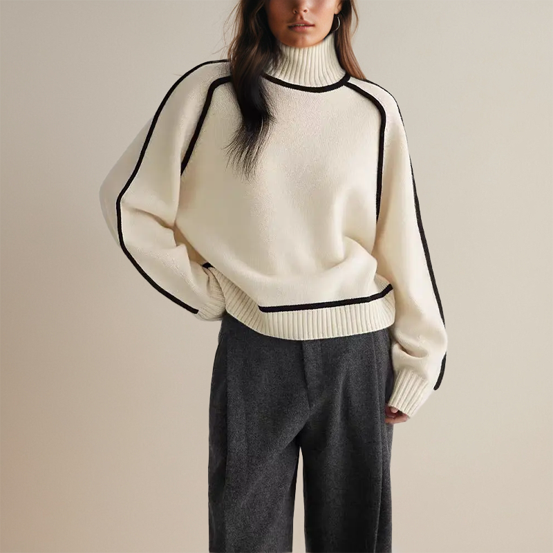 Lara - Jersey de cuello alto