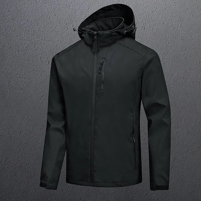 Cian - Chaqueta casual outdoor con capucha para hombre