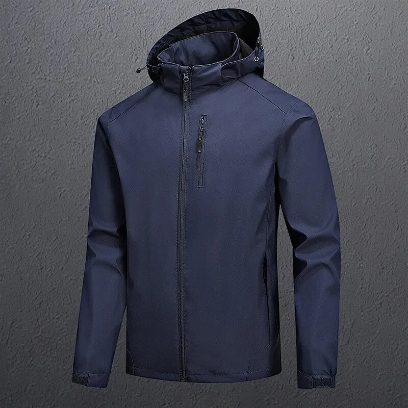 Cian - Chaqueta casual outdoor con capucha para hombre
