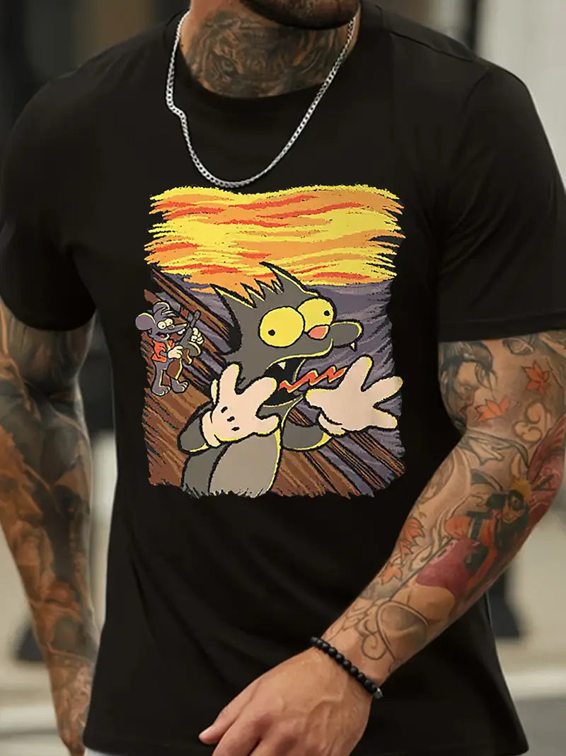 Tyra – Elegante camiseta de algodón negra