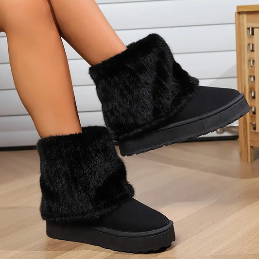 Elizabeth – Botas de altura media con punta redonda