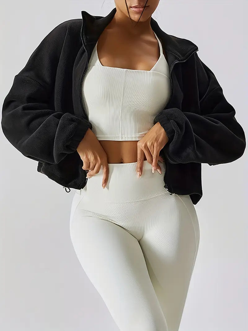 Brianna – Chaqueta polar corta