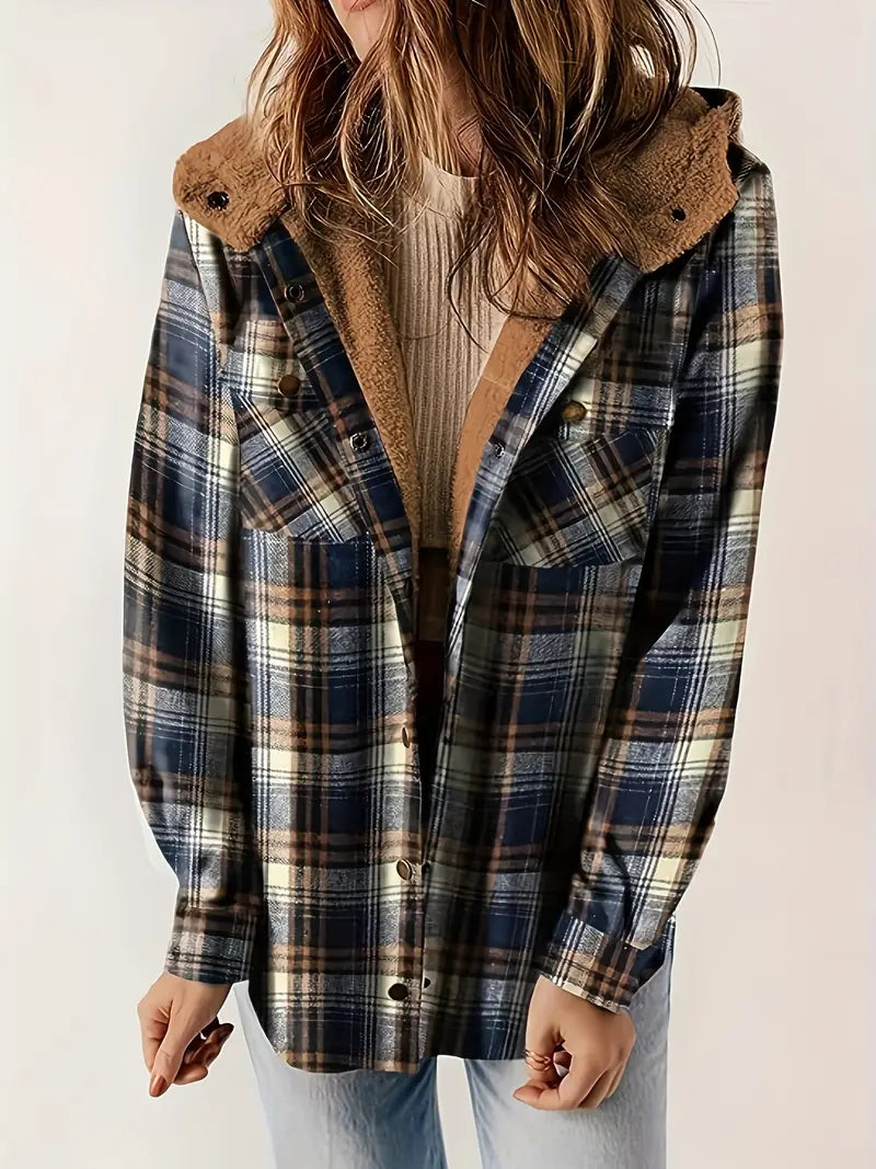 Adela - Chaqueta cálida con capucha y cremallera