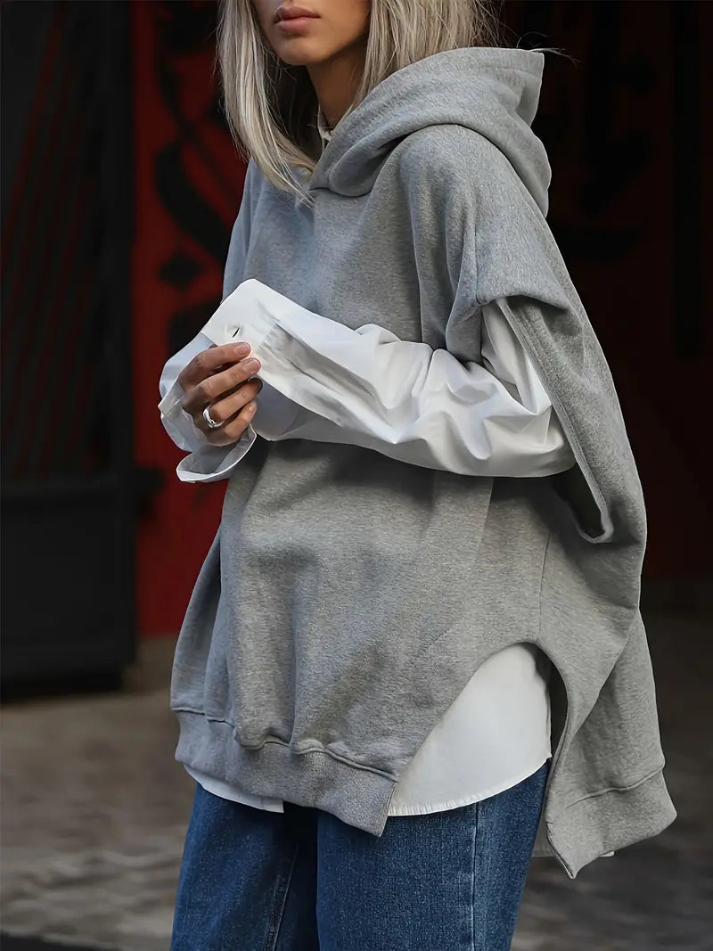 Ditta – Sudadera con capucha de algodón con estilo