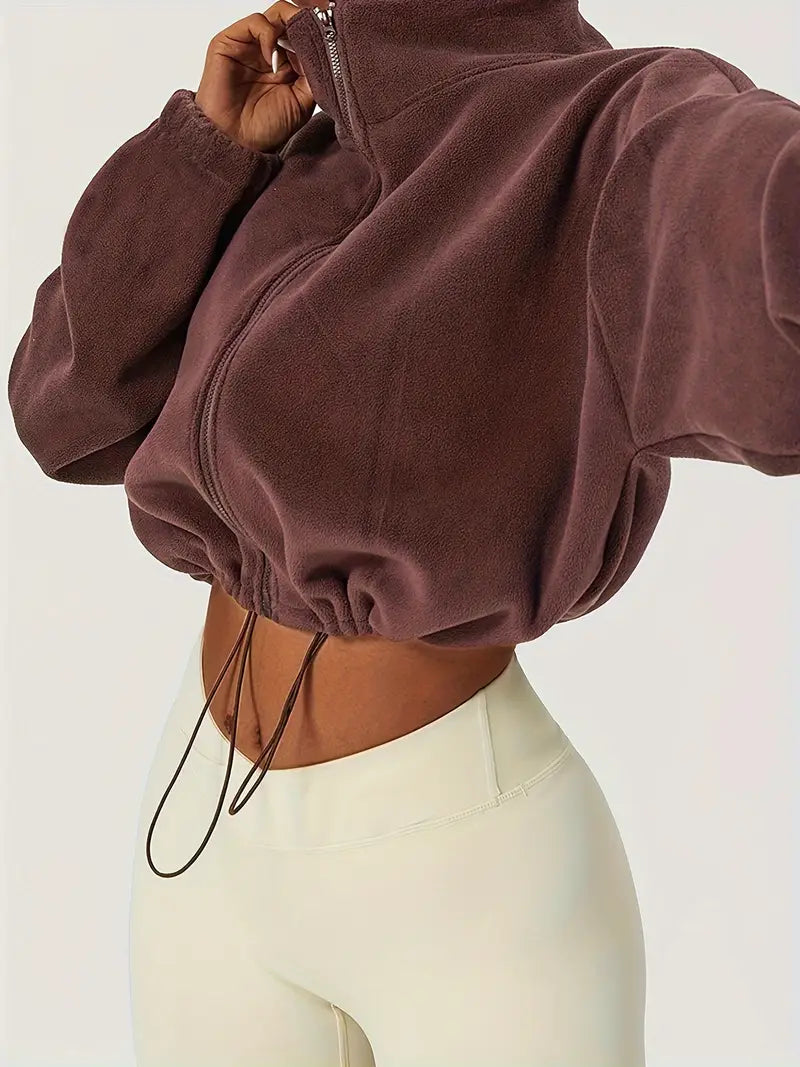 Brianna – Chaqueta polar corta