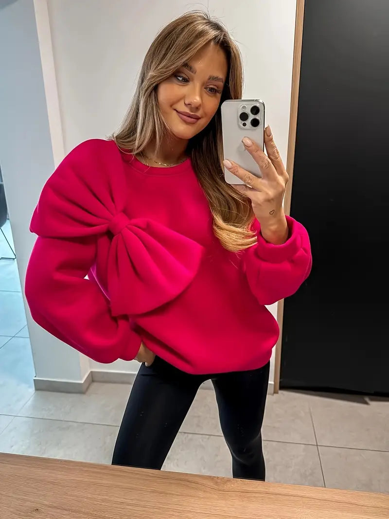 Ludvig – Jersey oversize de algodón con lazo